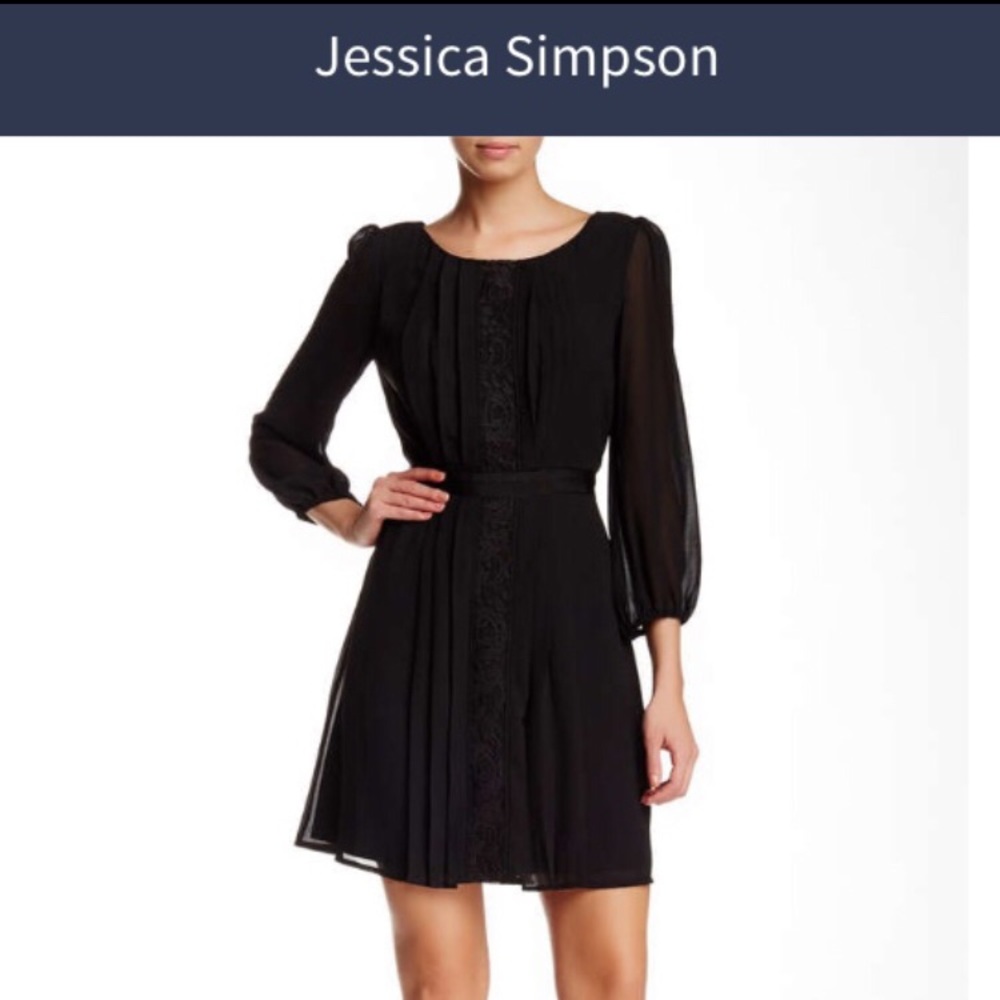 Jessica Simpson Black Cocktail Dress